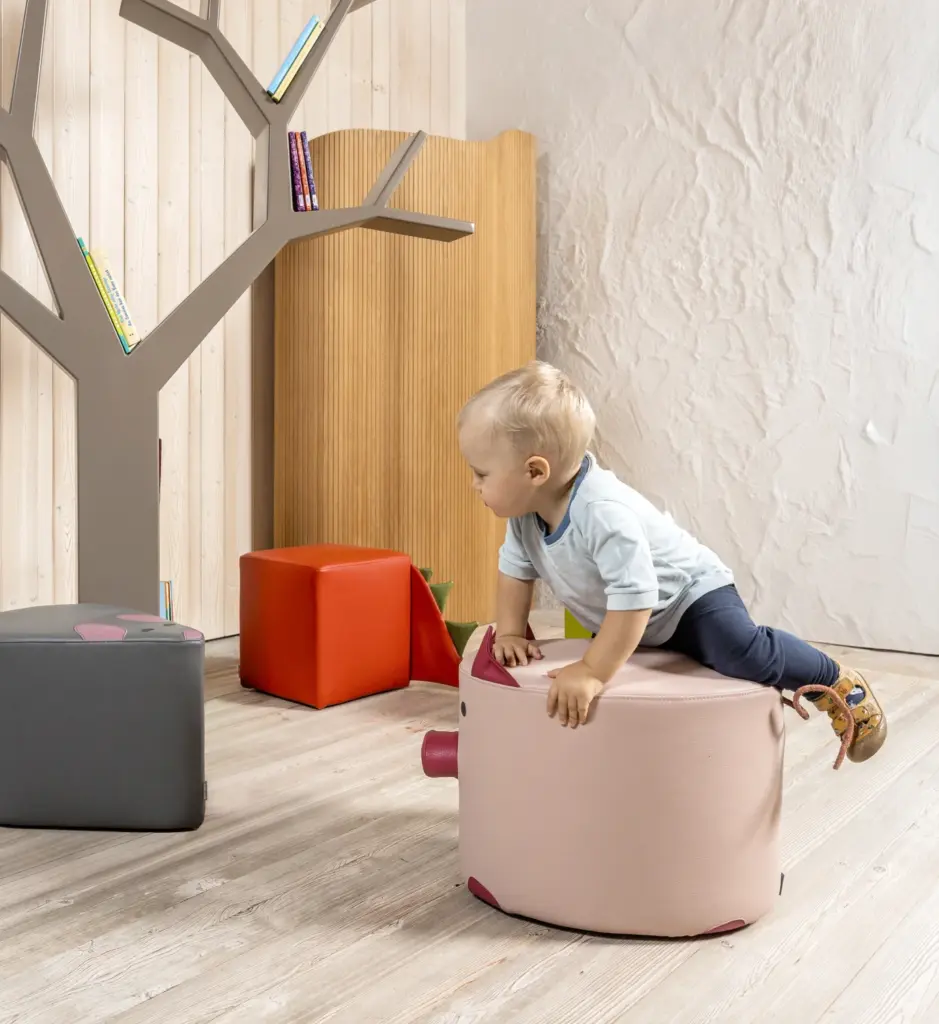 Kinderhocker "Schwein Rudi"